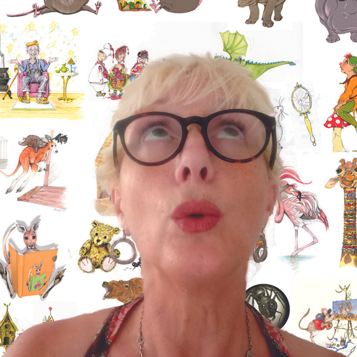 Artist behind Fun-Gus shirt design, Sandra